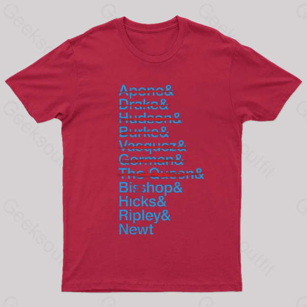 Lv-426 Kill List Aliens T-Shirt Red / S