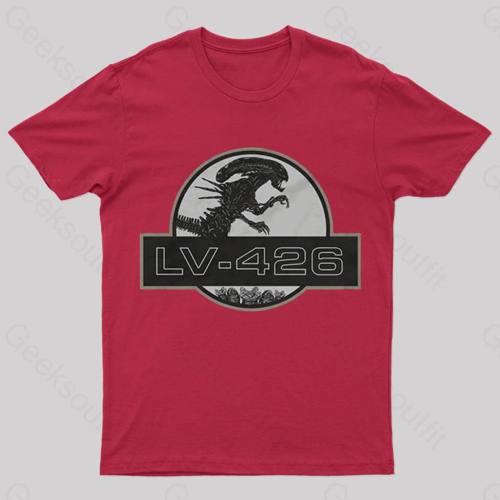 Lv-426 Nerd T-Shirt Red / S