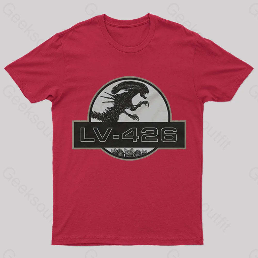 Lv-426 Nerd T-Shirt Red / S