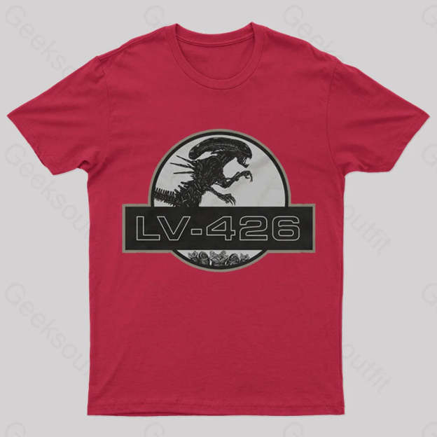 Lv-426 Nerd T-Shirt Red / S