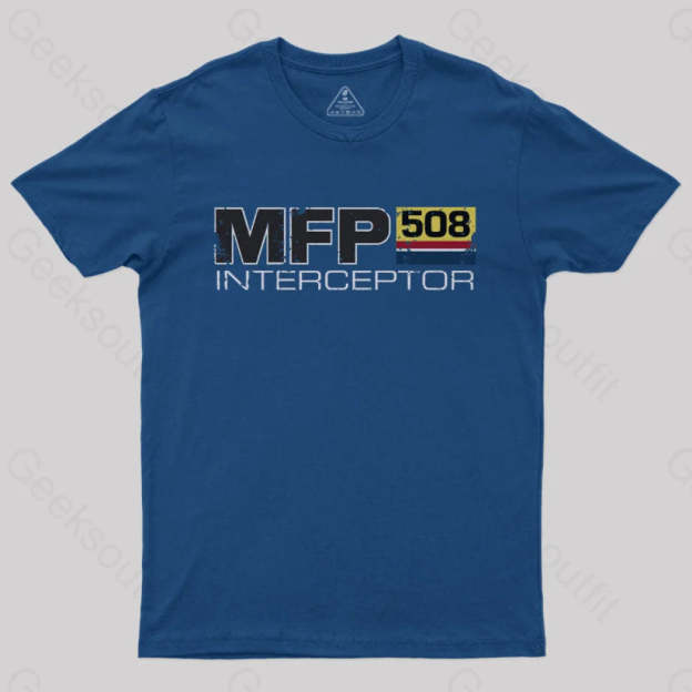 Mad Max Mfp Interceptor Geek T-Shirt Navy / S