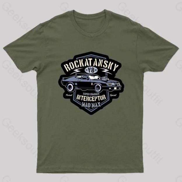 Mad Max V8 Geeks T-Shirt Army Green / S