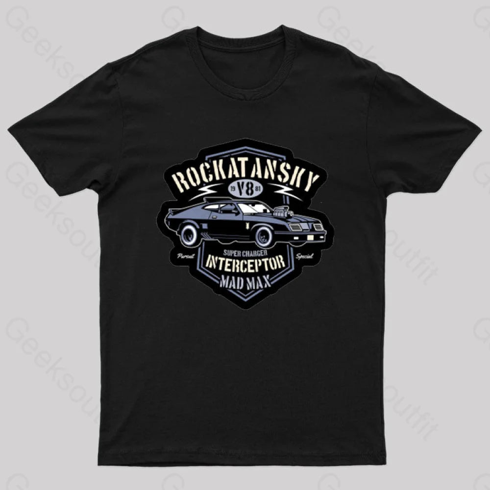 Mad Max V8 Geeks T-Shirt Black / S