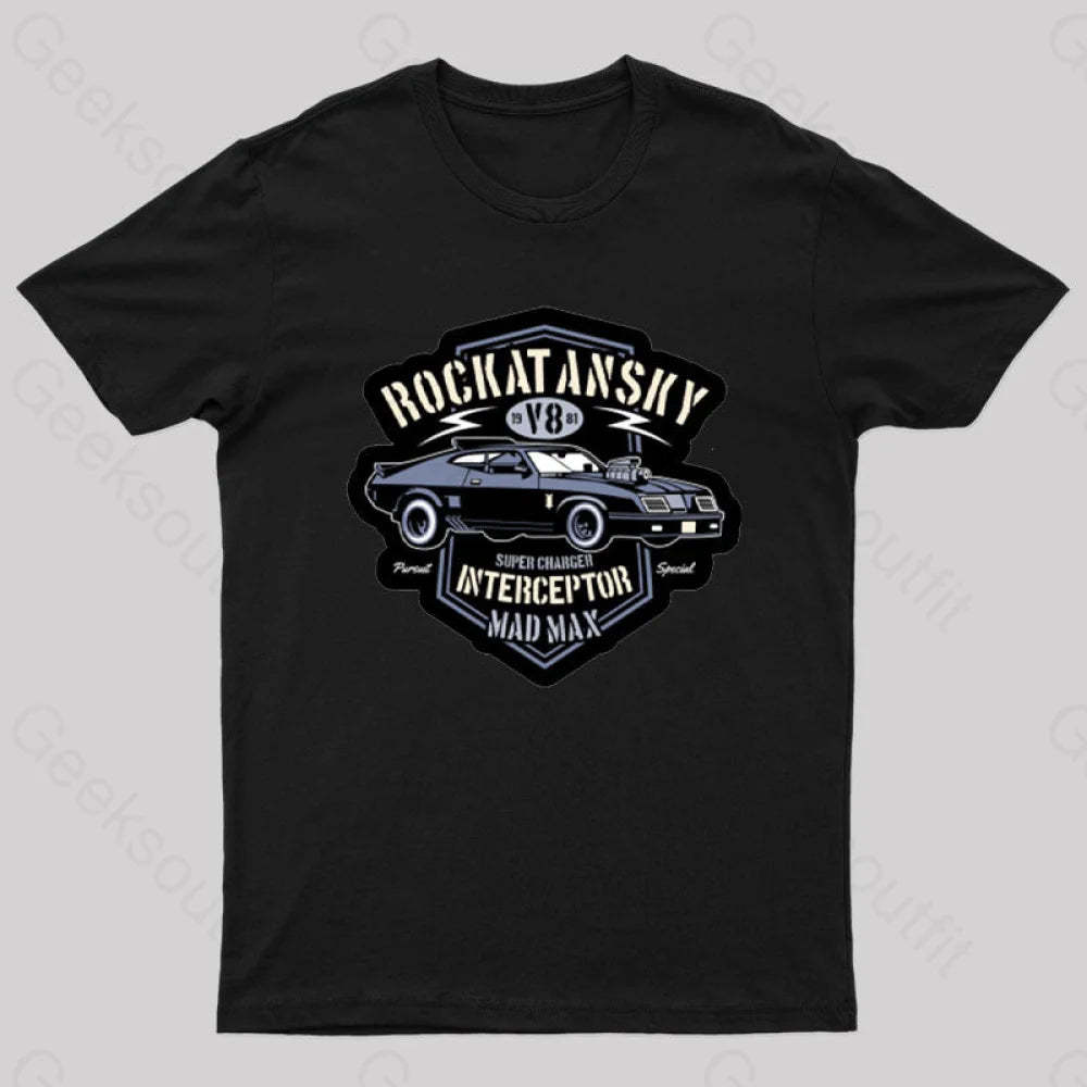 Mad Max V8 Geeks T-Shirt Black / S
