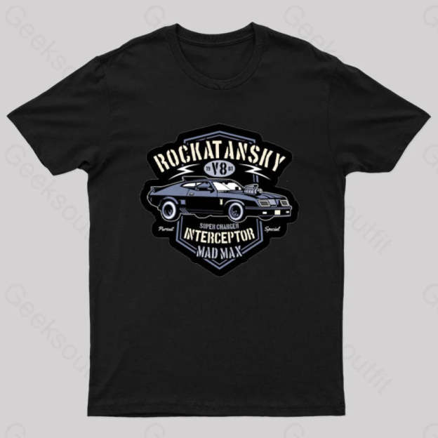 Mad Max V8 Geeks T-Shirt Black / S