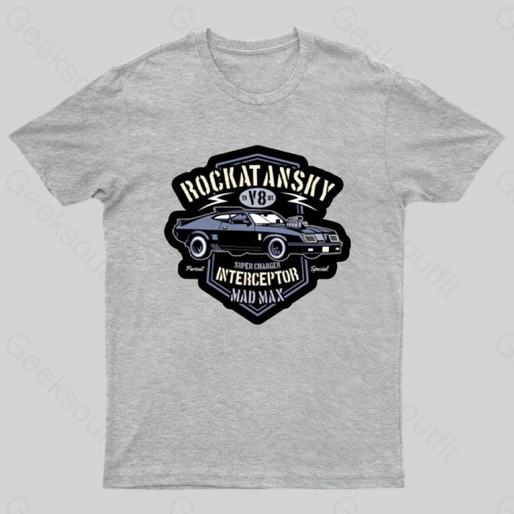 Mad Max V8 Geeks T-Shirt Grey / S