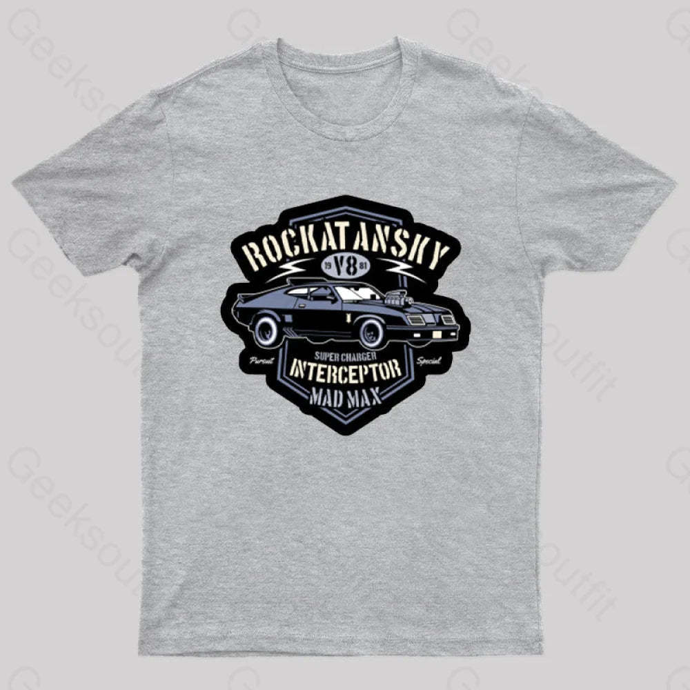 Mad Max V8 Geeks T-Shirt Grey / S