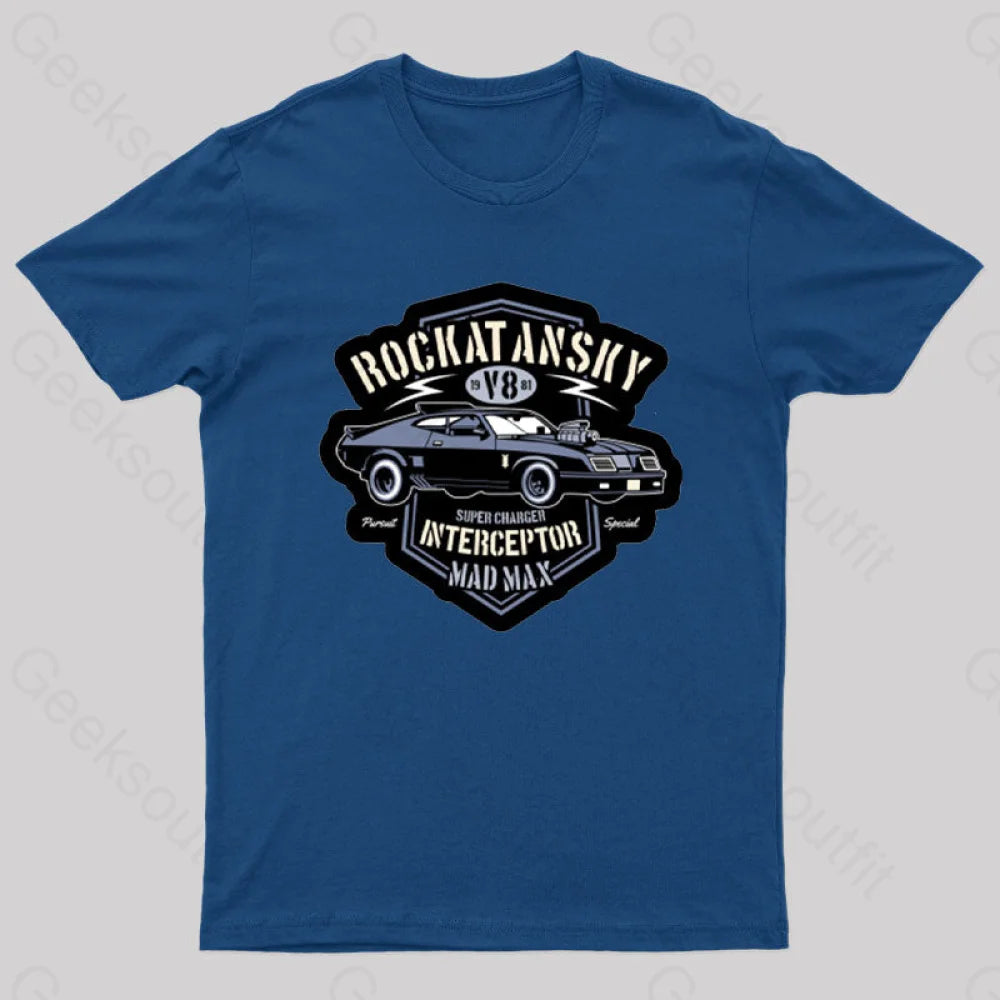 Mad Max V8 Geeks T-Shirt Navy / S
