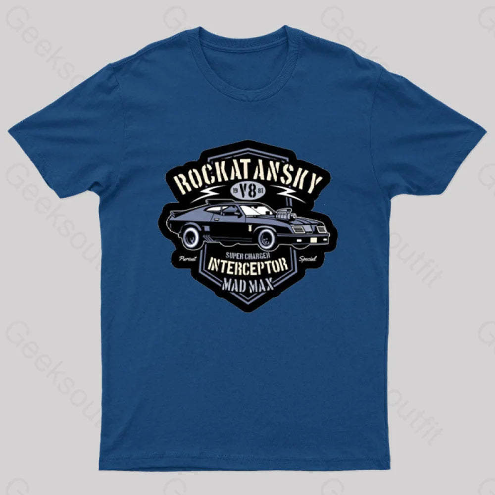 Mad Max V8 Geeks T-Shirt Navy / S