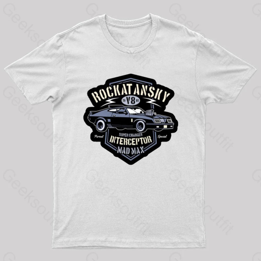 Mad Max V8 Geeks T-Shirt White / S