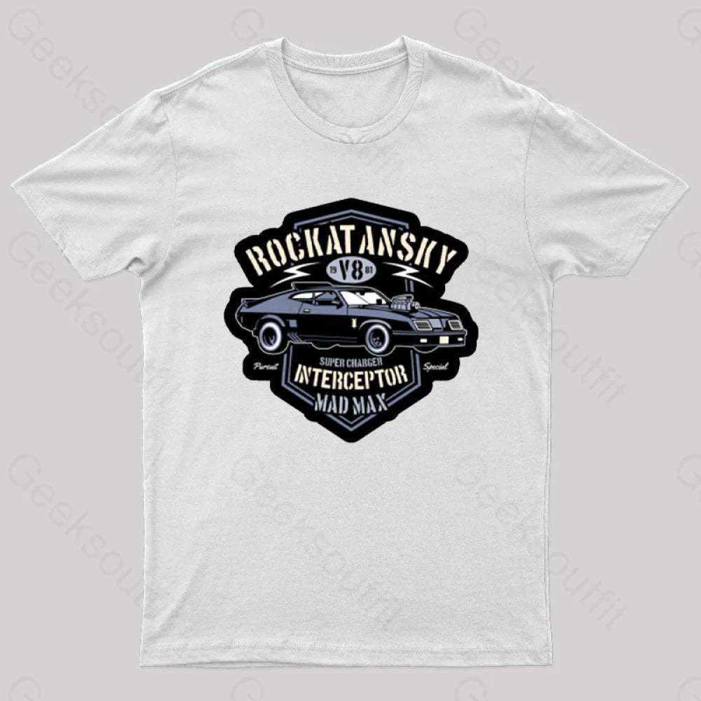 Mad Max V8 Geeks T-Shirt White / S