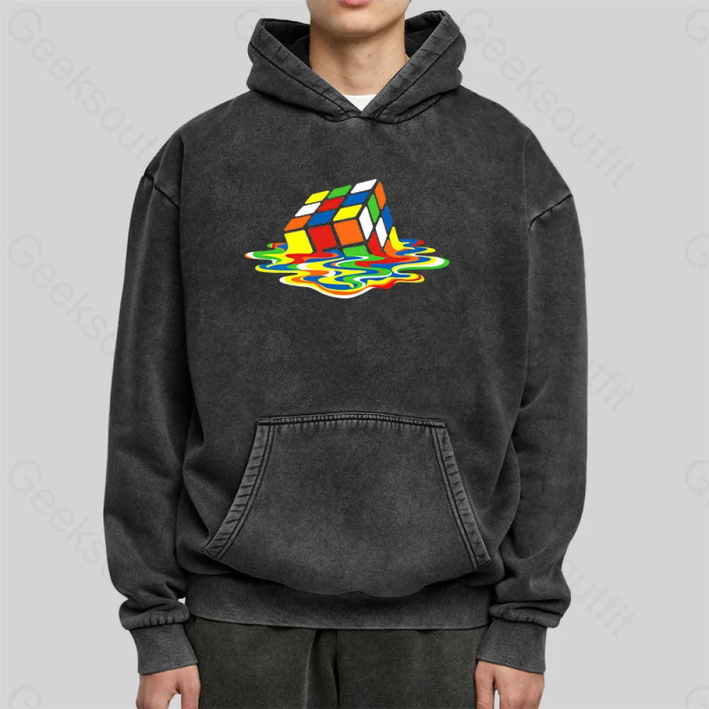 Magic Cube Colourful Washed Hoodie