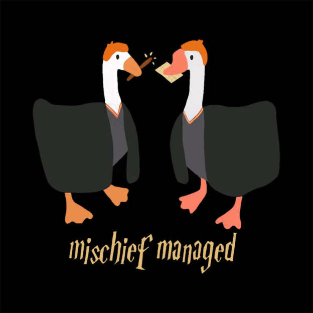 Magical Geese Nerd T-Shirt