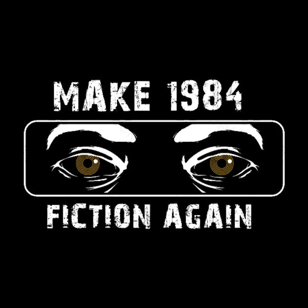 Make 1984 Fiction Again Nerd T-Shirt