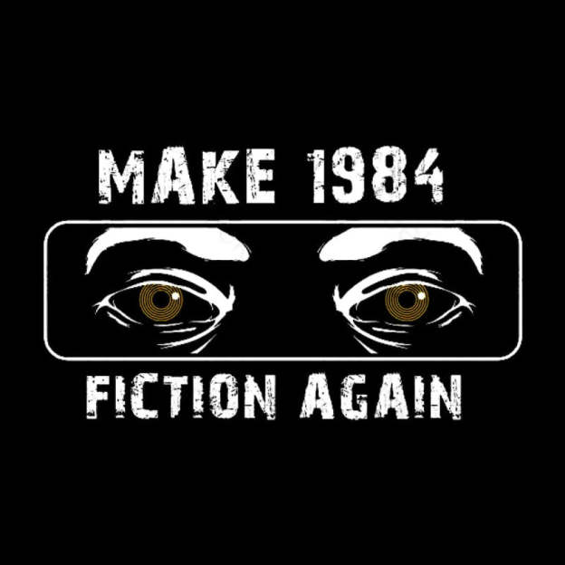 Make 1984 Fiction Again Nerd T-Shirt