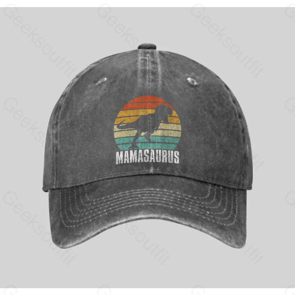 Mamasaurus - Mother¡¯s Gift Day Essential Washed Vintage Baseball Cap Grey