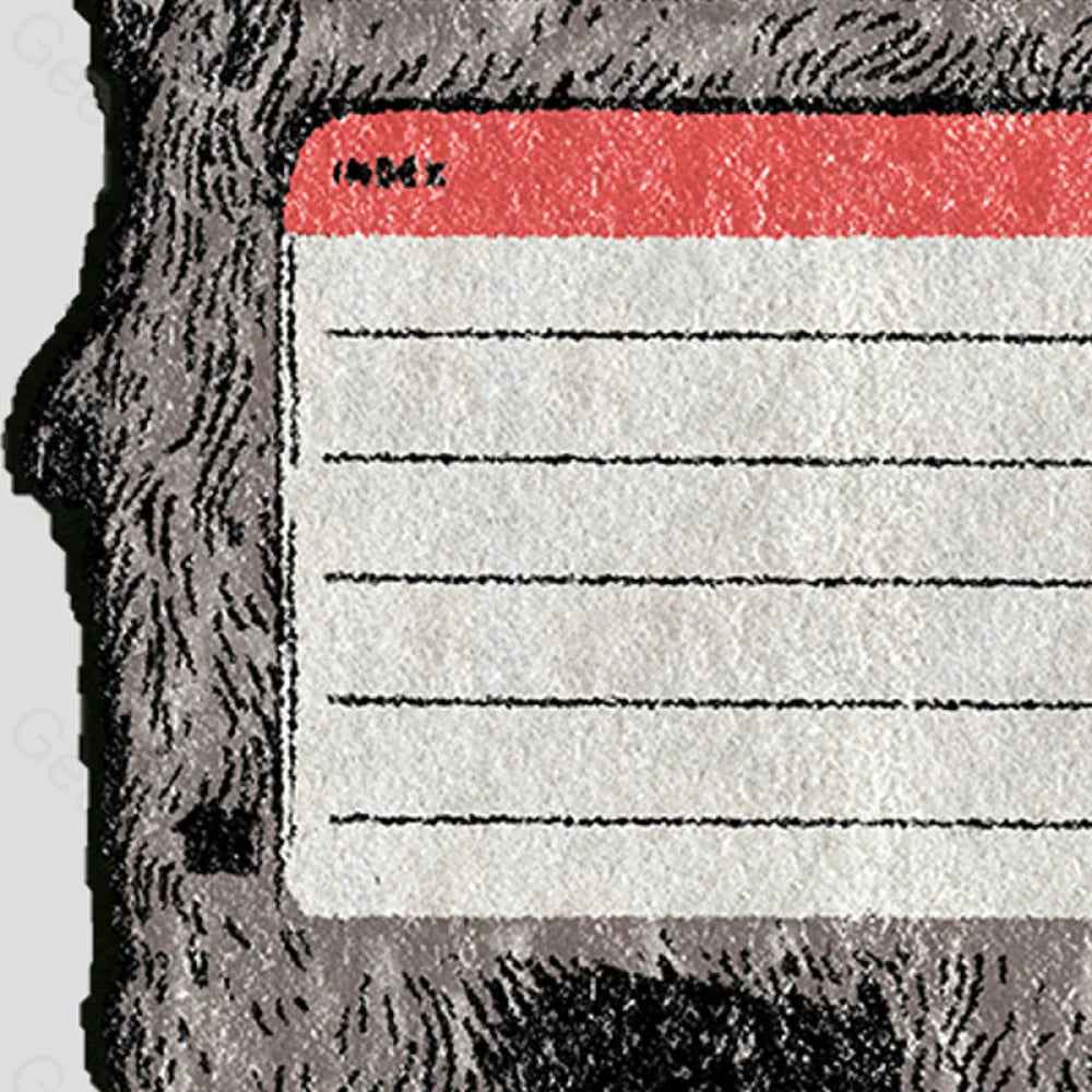 Mammotdisk Funny Imitation Wool Rug