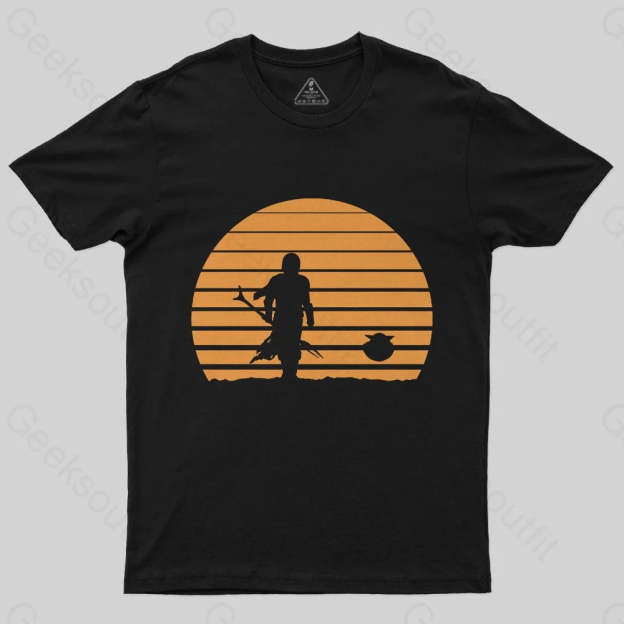 MANDALORIAN SUNSET T-Shirt - Geeksoutfit