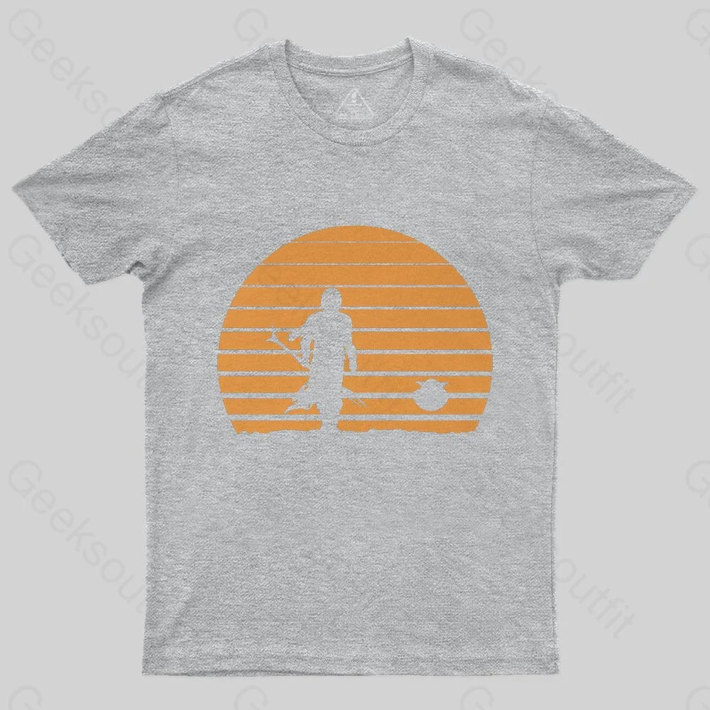 MANDALORIAN SUNSET T-Shirt - Geeksoutfit