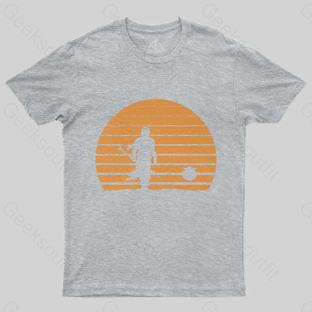 MANDALORIAN SUNSET T-Shirt - Geeksoutfit
