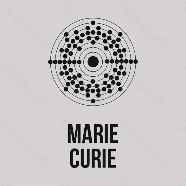 Marie Curie Women’s V-Neck T-Shirt