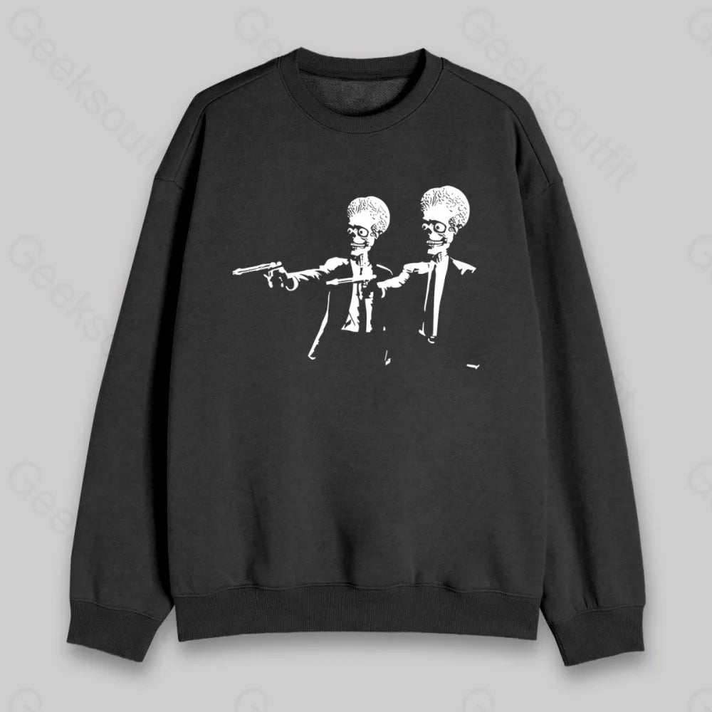 Mars Attacks Tim Burton Pulp Fiction Sweatshirt - Geeksoutfit