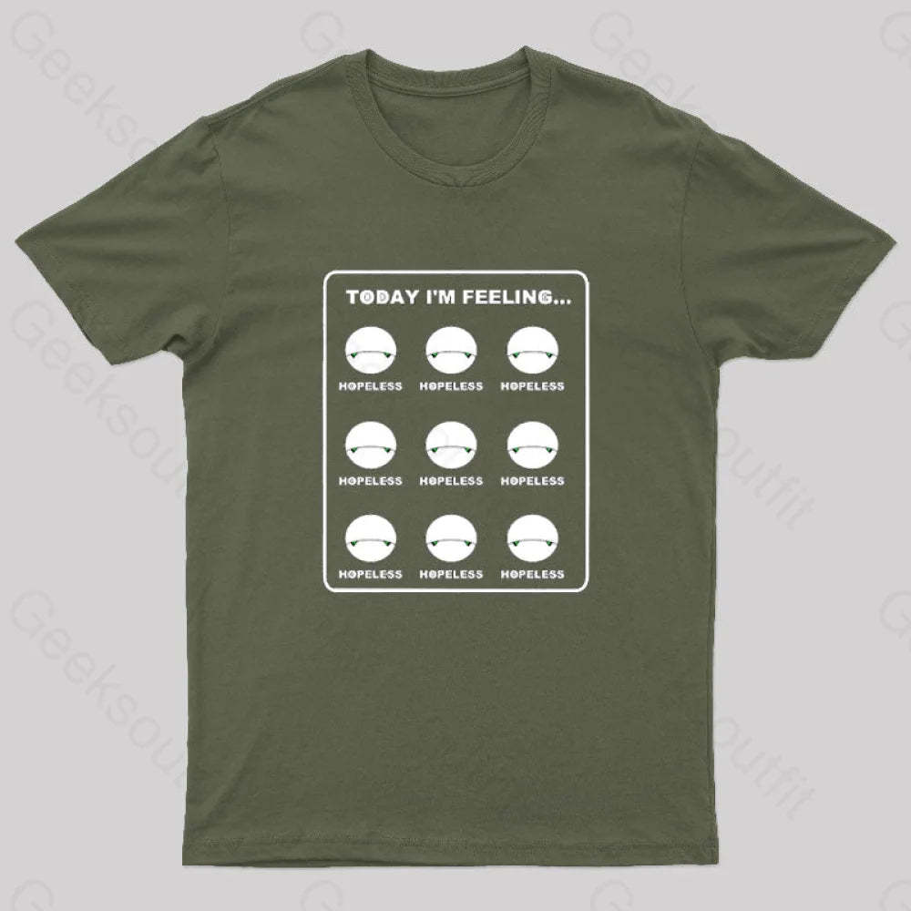 Marvin Mood Nerd T-Shirt Army Green / S