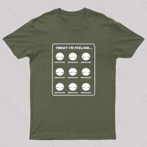 Marvin Mood Nerd T-Shirt Army Green / S