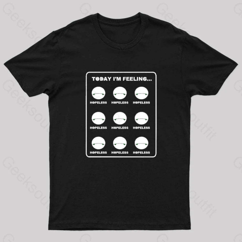 Marvin Mood Nerd T-Shirt Black / S