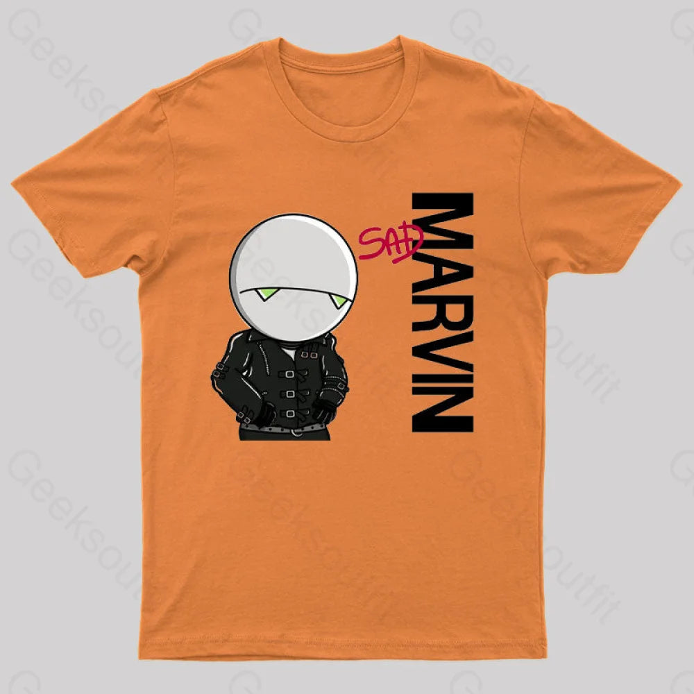 Marvin Sad T-Shirt Orange / S