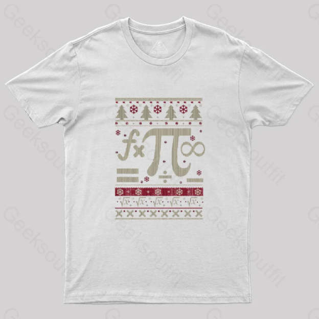 Math Christmas T-Shirt White / S