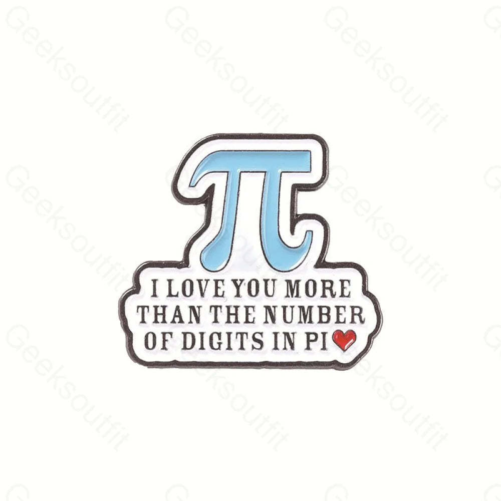 Math Enamel Pins - Geeksoutfit