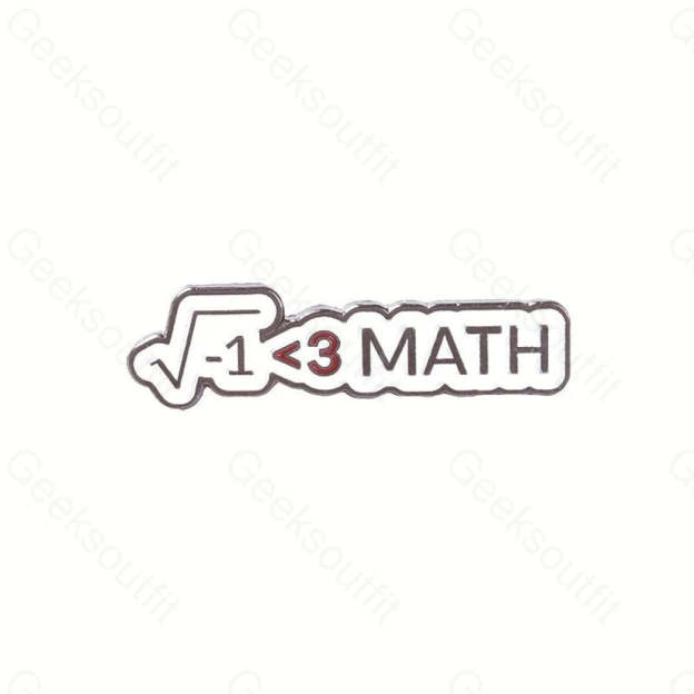 Math Enamel Pins - Geeksoutfit