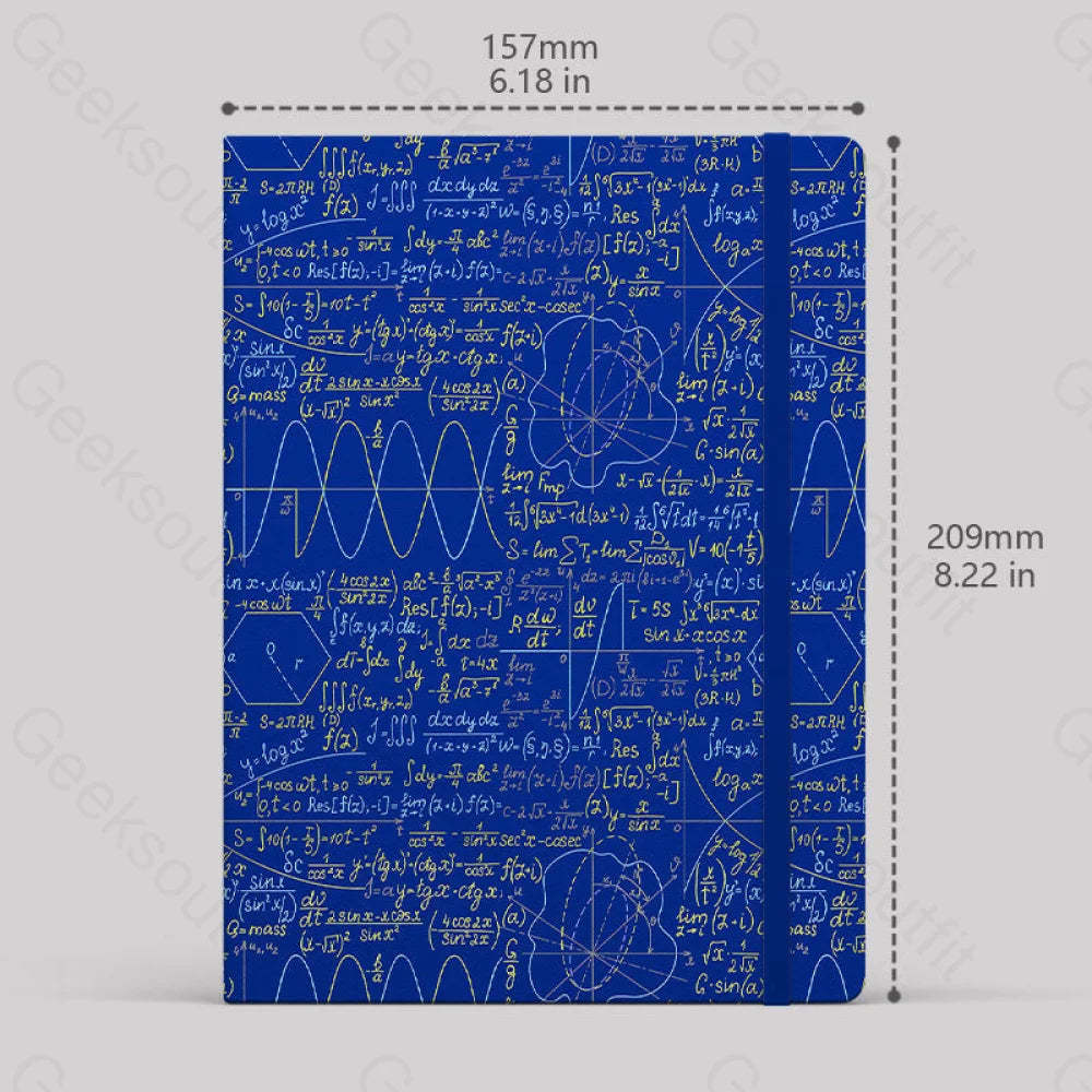 Math Function Curve Notebook Lined