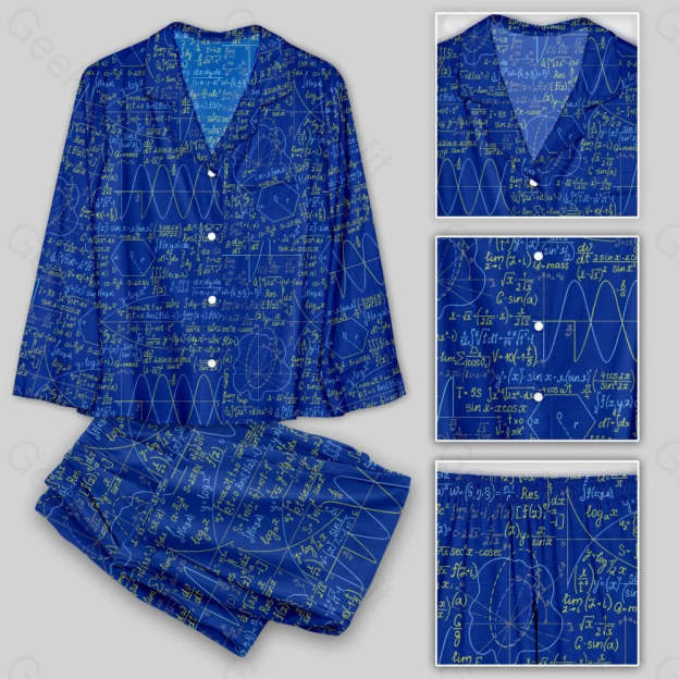 Math Function Curve Pajamas Set - Geeksoutfit