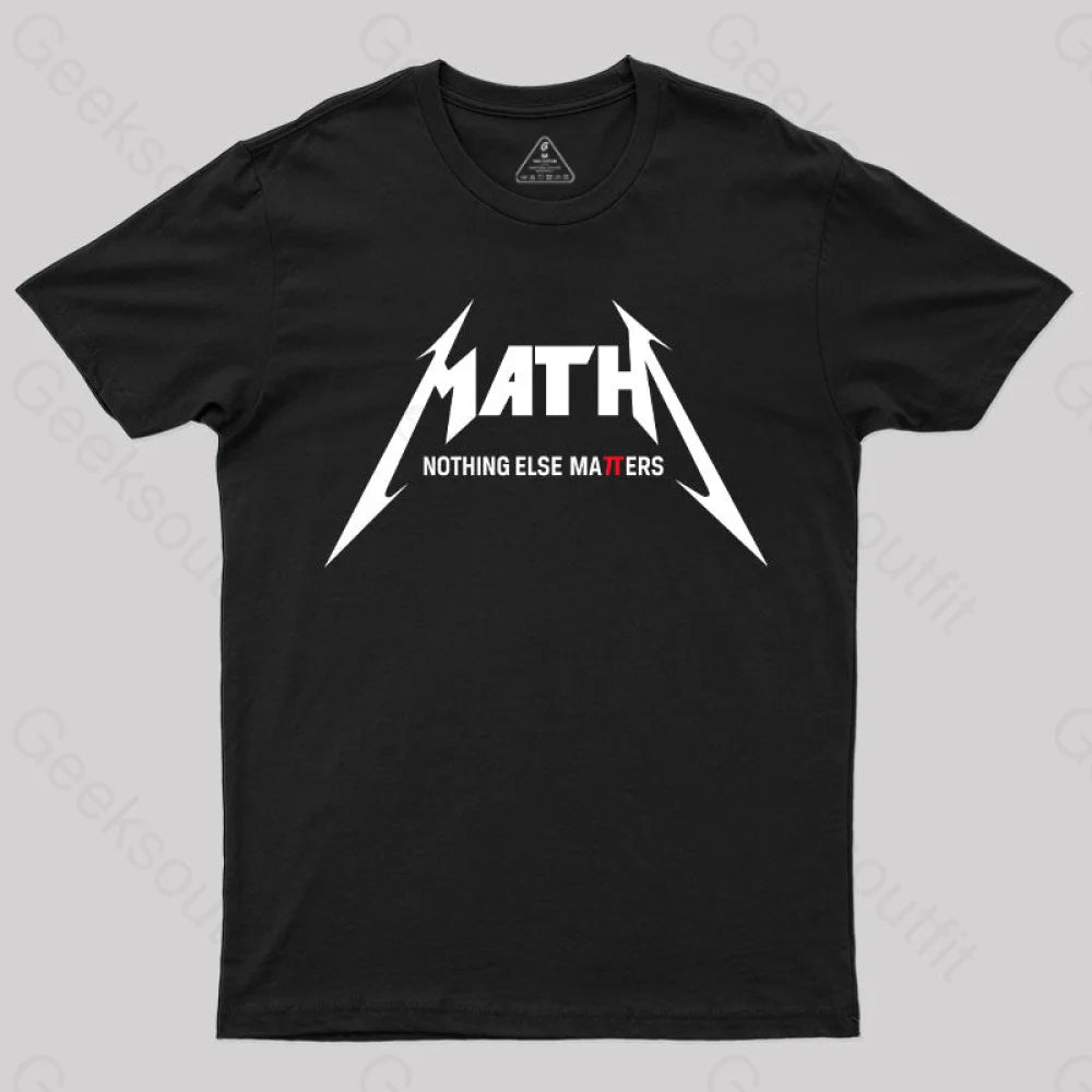 Math Geek T-Shirt Black / S