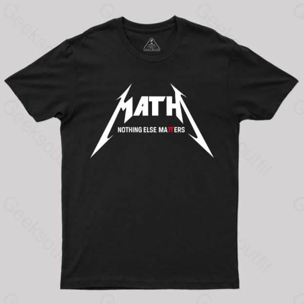 Math Geek T-Shirt Black / S