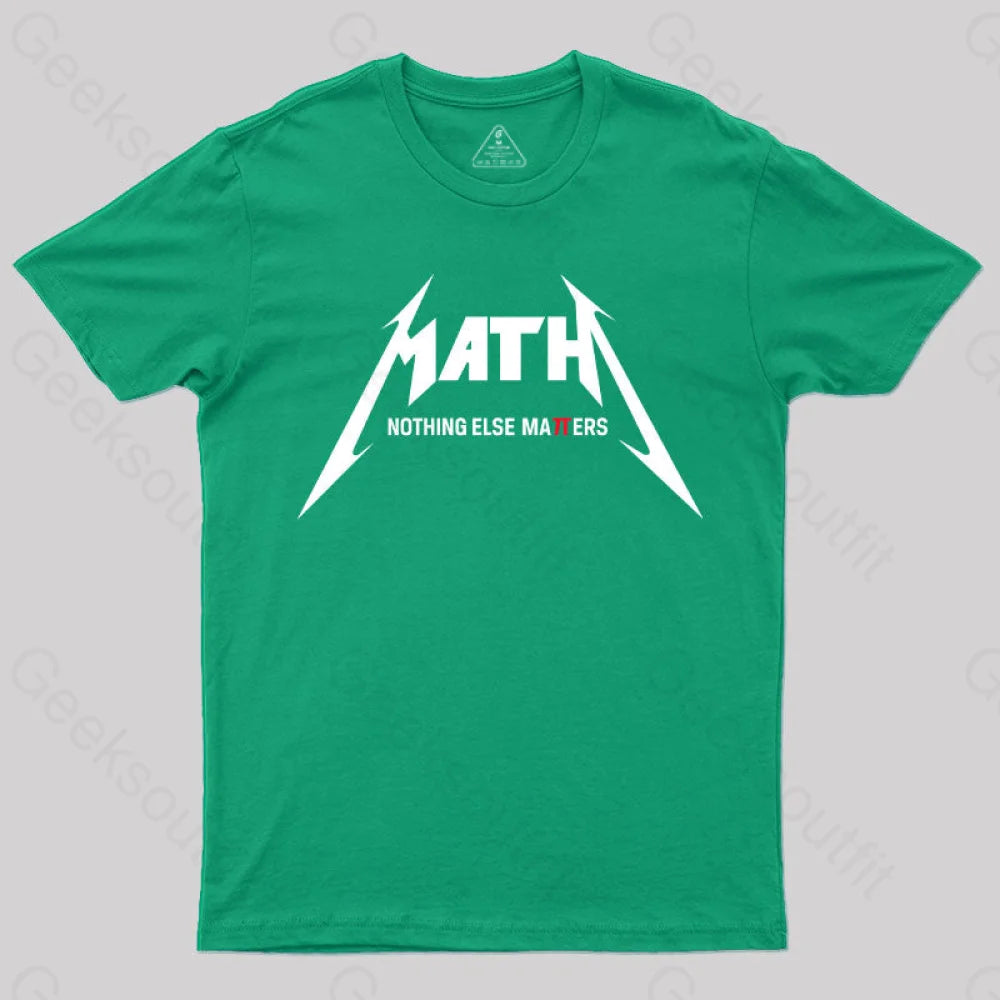 Math Geek T-Shirt Green / S