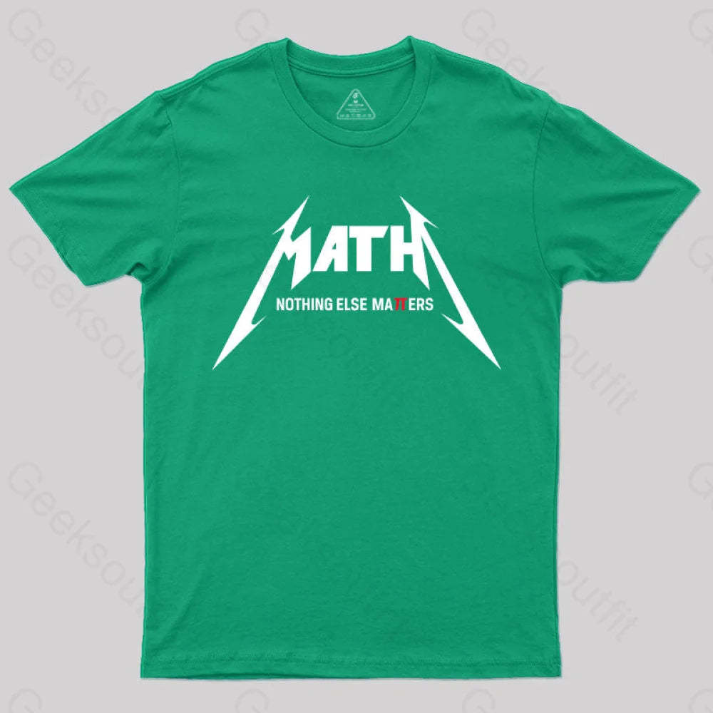 Math Geek T-Shirt Green / S