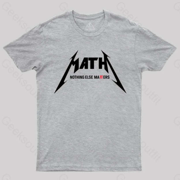 Math Geek T-Shirt Grey / S