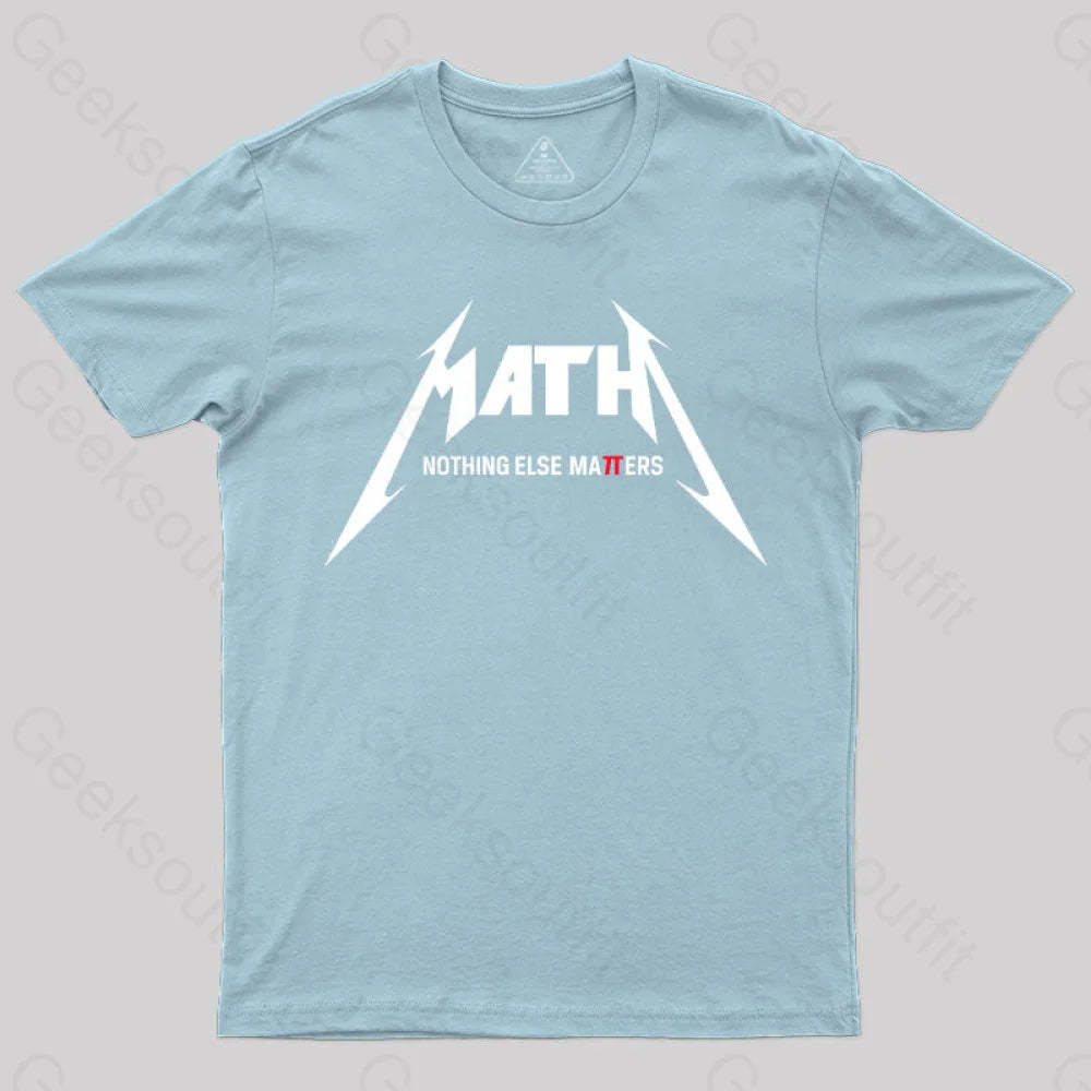 Math Geek T-Shirt Light Blue / S