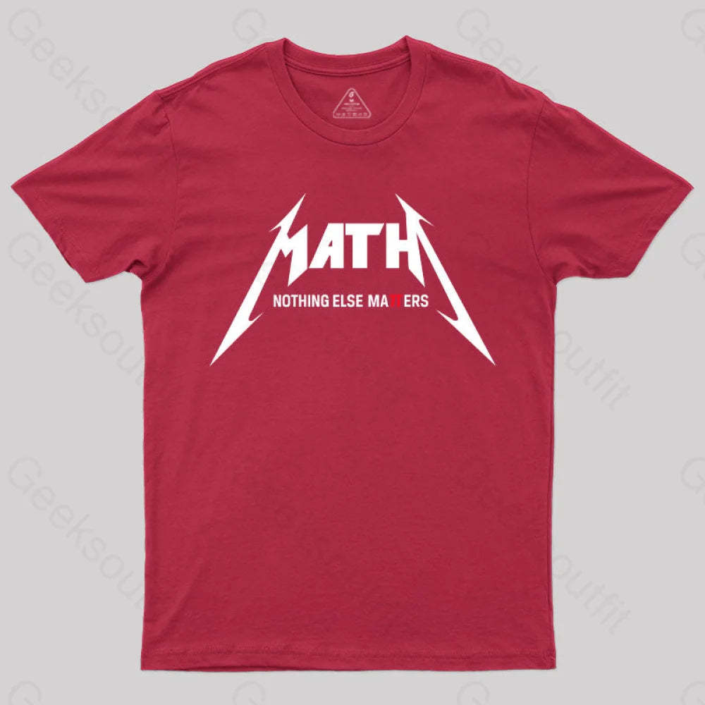 Math Geek T-Shirt Red / S