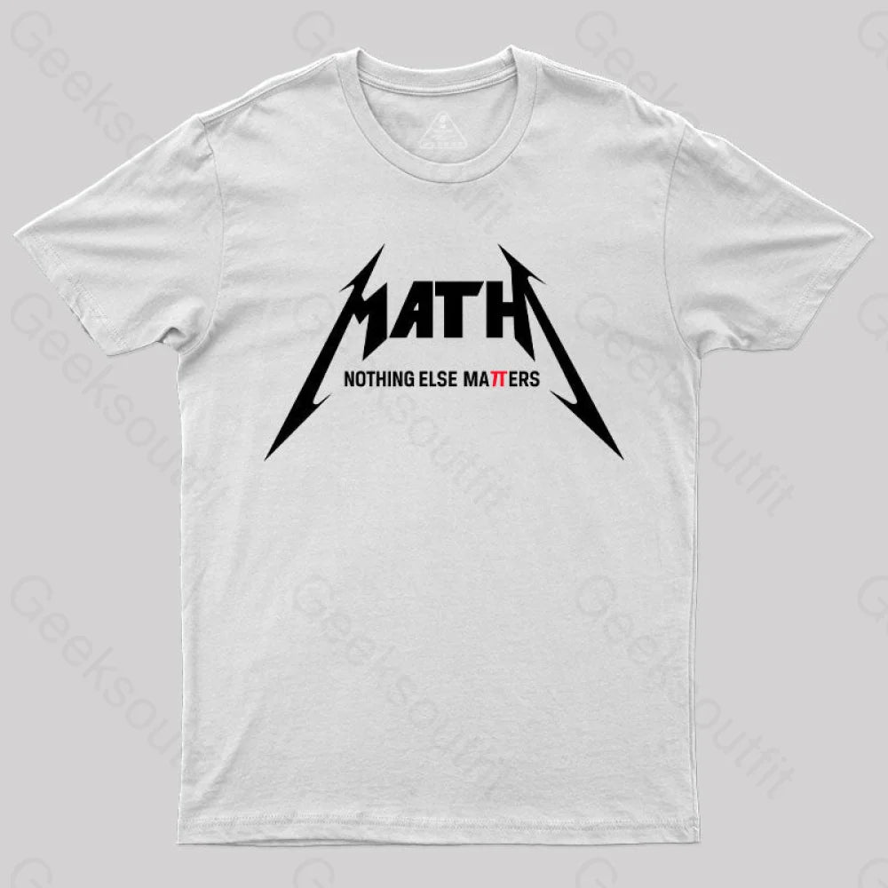 Math Geek T-Shirt White / S