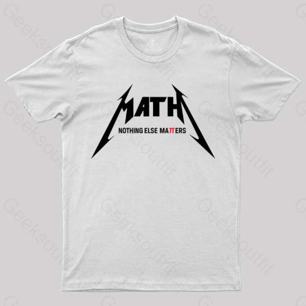 Math Geek T-Shirt White / S