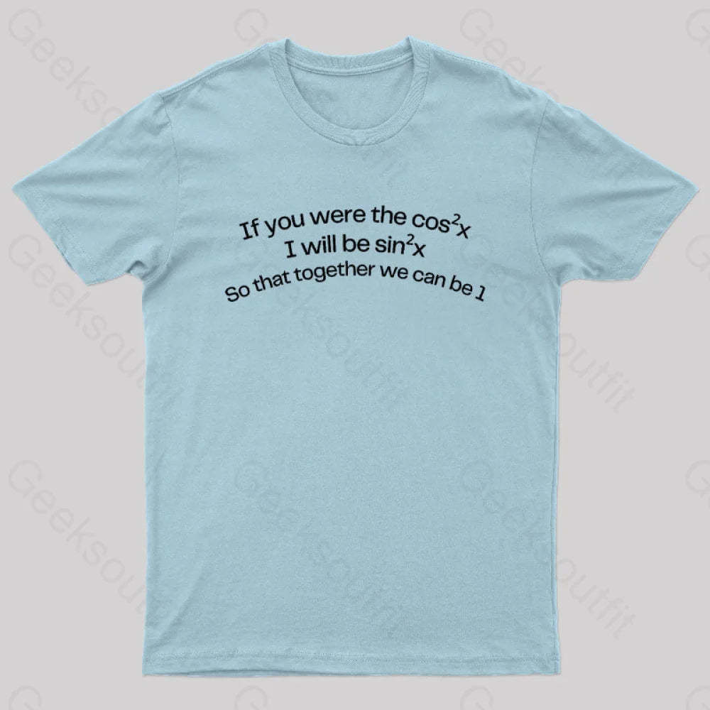 Math Humor Nerd T-Shirt Light Blue / S
