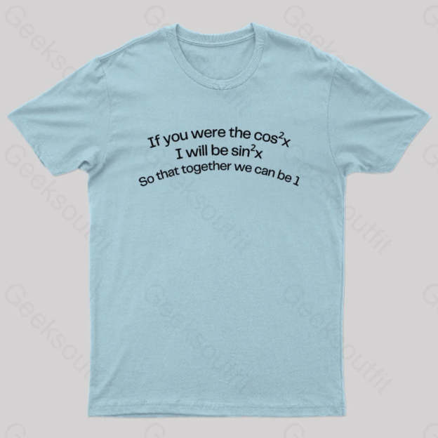 Math Humor Nerd T-Shirt Light Blue / S
