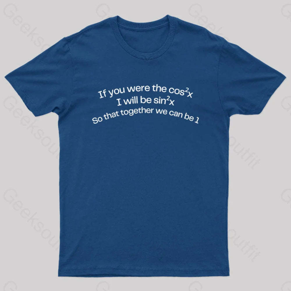 Math Humor Nerd T-Shirt Navy / S
