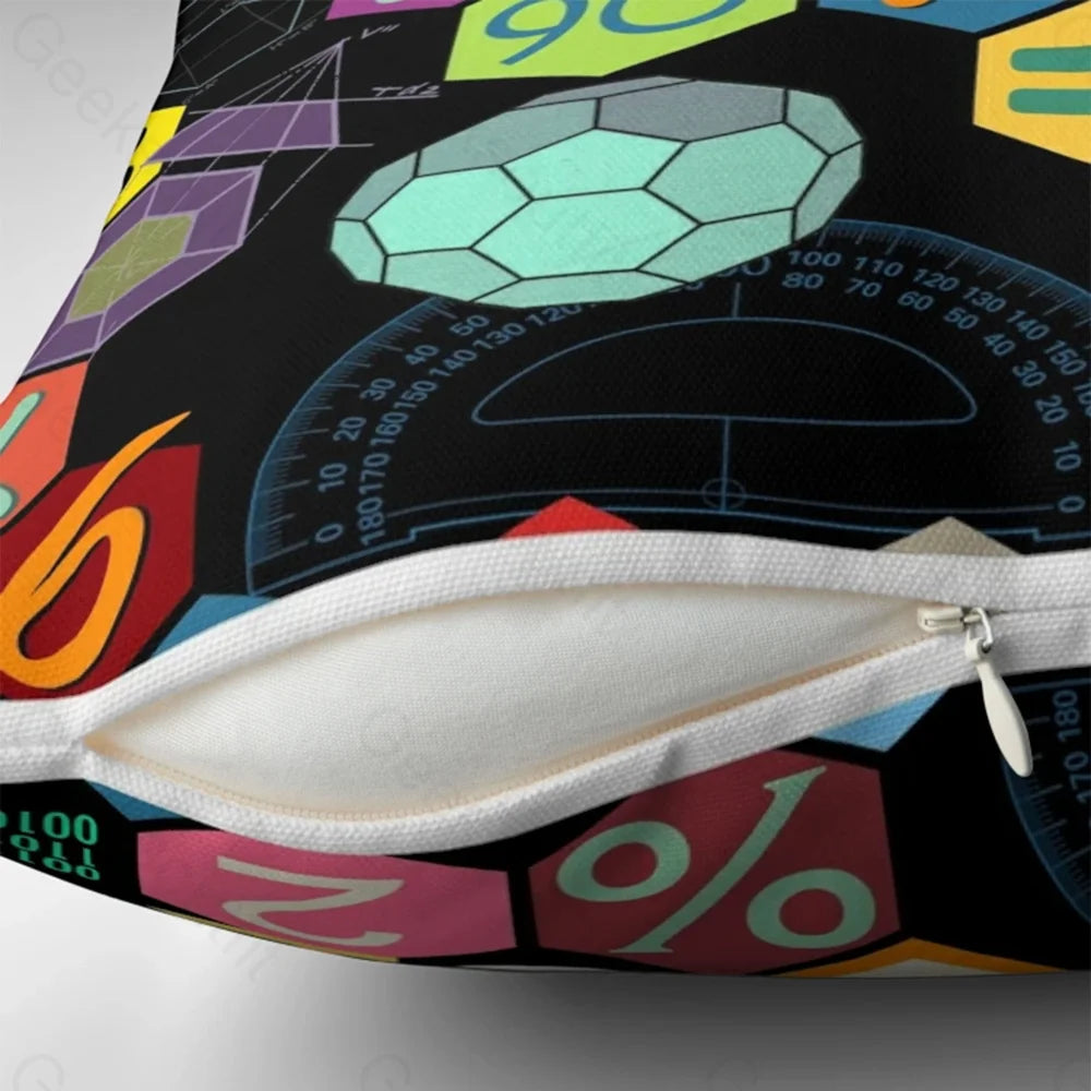 Math In Black Geek Pillowcase