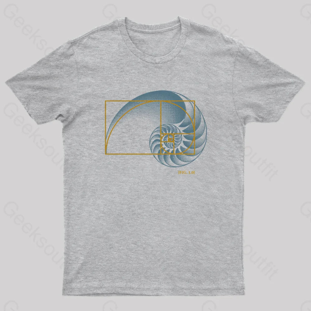Math In Nature T-Shirt Grey / S