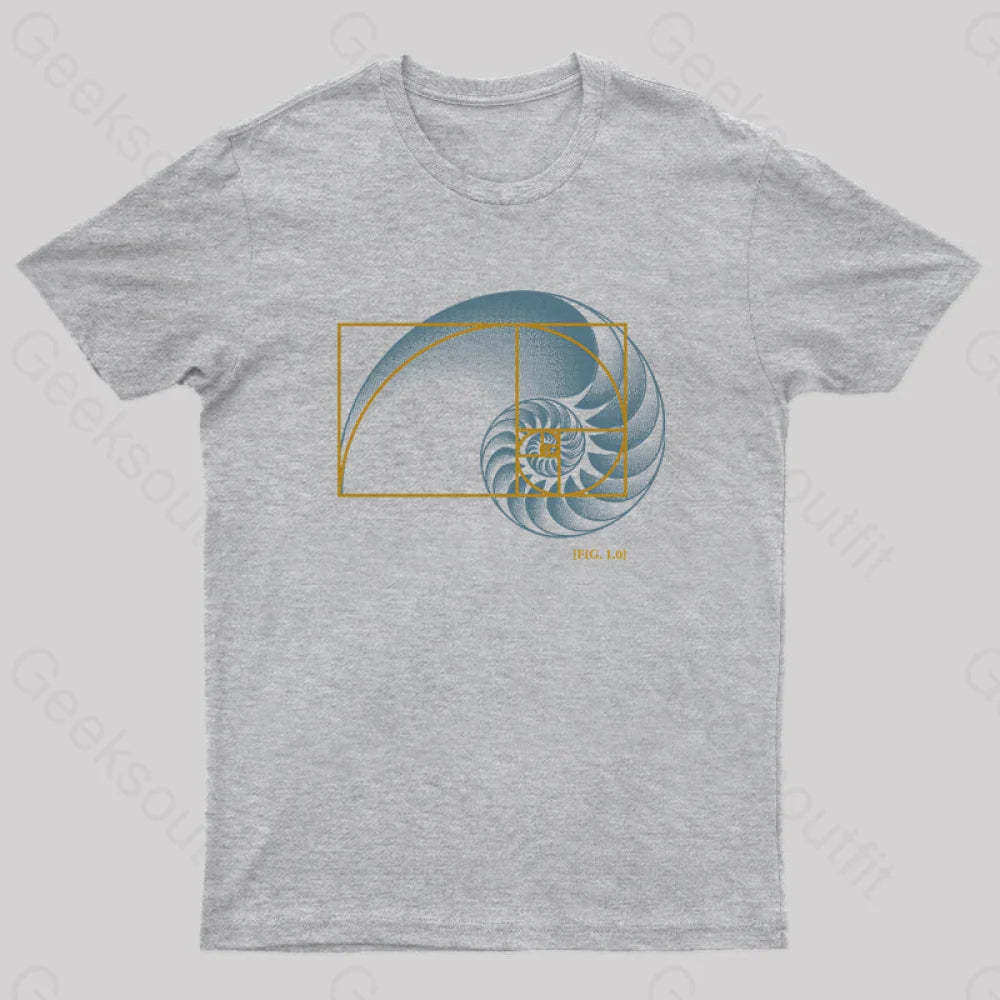Math In Nature T-Shirt Grey / S